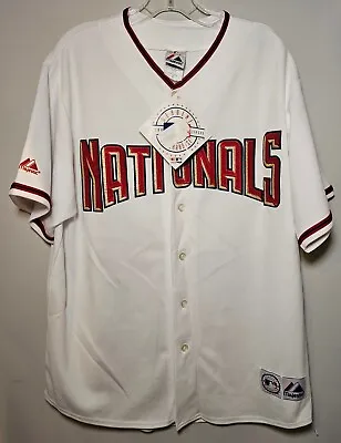 2005 Majestic Authentic Collection Washington Nationals Home Jersey Size XL • $59.99