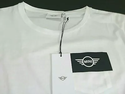 BMW MINI Cooper Tee Shirt Small White Black Promo New Short Sleeve Wing Logo • $29.99