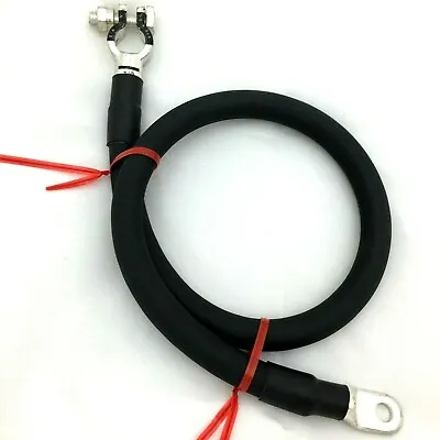 Negative Battery Cable 1/0 AWG 0 Gauge Ga Copper Custom Made Auto-Truck-Marine • $15.10