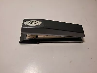 VINTAGE FABER-CASTELL FORD MOTOR Stapler Sweden Desktop Hand Held Black  FC-17 • $25