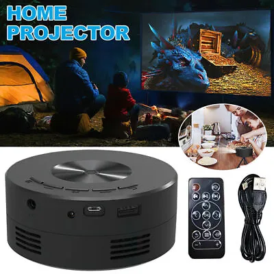 Mini LED Projector HD 1080P Home Cinema Portable Office Theater Movie Projector • $27.61