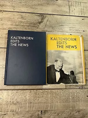 1937 Antique Publication Collection  Kaltenborn Edits The  News  • $16