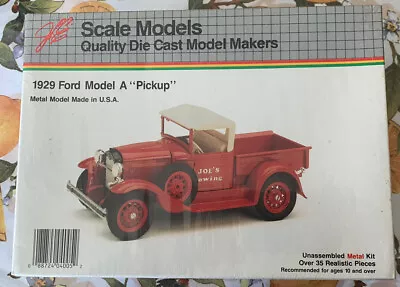 Scale Models 1929 FORD MODEL-A PICKUP TRUCK - 1:20 DIE-CAST METAL KIT Ex Hubley • $49.99