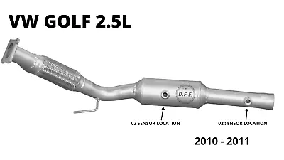$145 • Buy Catalytic Converter For Volkswagen  10 -11 GOLF 2.5L | 05-10 JETTA 2.5L