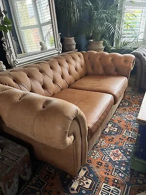 £600 • Buy Chesterfield Sofa - Next Gosford Leather 