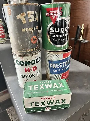Vintage Motor Oil Cans Lot • $65