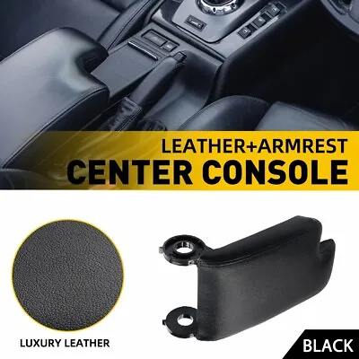 For BMW E46 1999-2004 Leather Armrest Center Console Lid Cover Storage Box EOA • $23.74