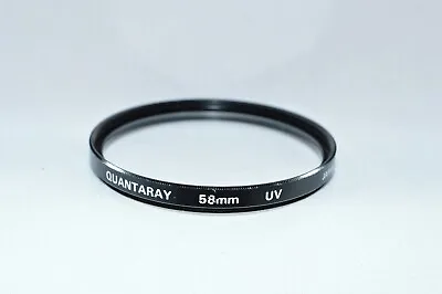 Quantaray 58 Mm UV Screw-In Filter Made Japan. (V-171) • $8