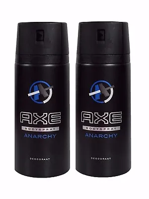 £11.99 • Buy New Axe Anarchy Deodorant For Men 150ml X2 Body Spray Lynx