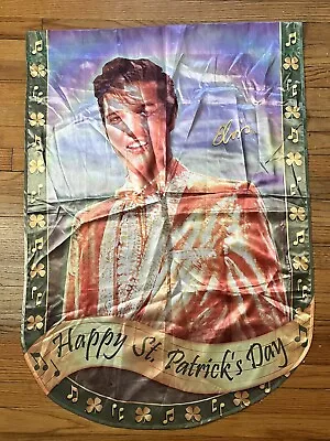 Elvis Holiday Flag Rockin Through The Year Hamilton Collection St Patrick’s Day • $29.99