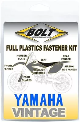 Bolt Full Plastics Fastener Kit Yamaha YZ426F/YZ400F/YZ250F 4-Stroke YAM-9802201 • $20.69