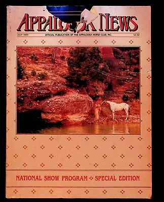 VINTAGE Appaloosa News Magazine July 1985 Horses National Show Program Special • $21.99