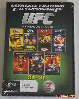 UFC MMA Ultimate Fighting Championships 31-37 Sport DVD BOX SET New Sealed USA • $24.50