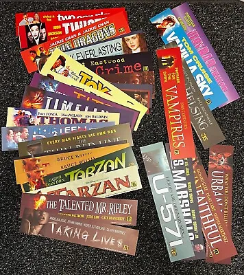 Authentic Movie Theater Mylar Banner 11.5 X2.5” - Choose Movie Title • $7.99