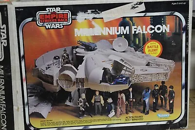 Vintage 1979 Kenner Star Wars Millennium Falcon With Original Box Inst 5 Figs • $749.95