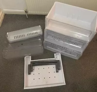 £12.99 • Buy Samsung RL38SCTB/RL41/RL35/RL50 Fridge Freezer Parts,Door Trays,Handle & Drawers