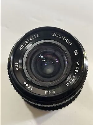 $32.50 • Buy Soligor C/D Wide-Auto 1:2.8 F=28mm 49 No. 2818115 Lens
