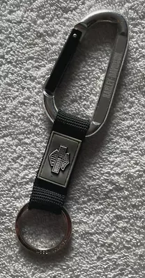 Vintage  Harley Davidson Keychain   Nylon Webbed Strap With Carabiner  • $24.99