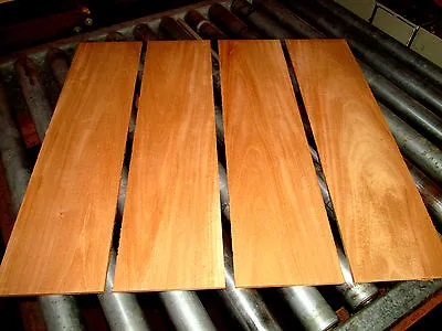 Packages Of Thin Premium Kiln Dried Sanded Exotic Genuine Mahogany Lumber Wood • $69.99