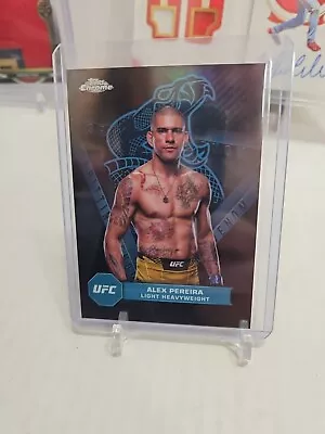 2024 Topps Chrome Ufc Alex Pereira Spitting Venom 1 : 10 Case Insert Ultra Ssp • $450