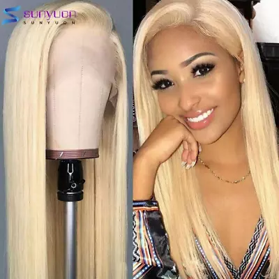 Hd Transparent 13x4 Lace Front Human Hair Wigs For Women Lace Wig Brazilian Hair • $265.36