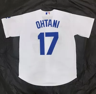 Shohei Ohtani #17 White Los Angeles Dodgers Jersey Size Large • $59.99