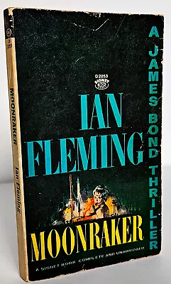 Moonraker Ian Fleming James Bond 007 Signet C. 1955 • $22.99
