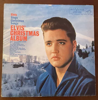 Elvis' Christmas Album LPM-1951 Elvis Presley RCA VICTOR RARE Long Play • $80