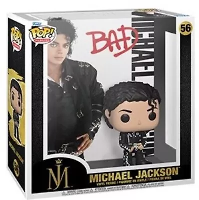 Funko POP! Albums - Michael Jackson Bad Album Figure With Case #56 • $29.99