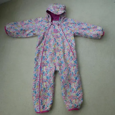 £18.50 • Buy JoJo Maman Bebe SNOWSUIT 2-3Yr Waterproof Fleece Lined Splish Splash Puddle Suit