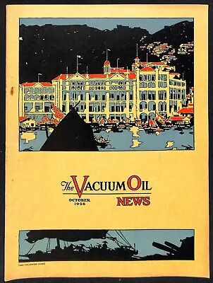 Vacuum Oil News Mobiloil Mobil Oil Gargoyle October 1928 16pp. Scarce VGC • $29.99