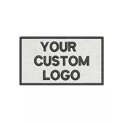 CUSTOM YOUR LOGO PERSONALIZED TAG EMBROIDERED PATCH Iron-on Or Hook Applique • $65