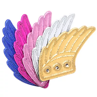 Kids Foils Shoes Sneaker Angel Wing Girls Boys Clothing Decor DIY Accessories=t= • $2.27