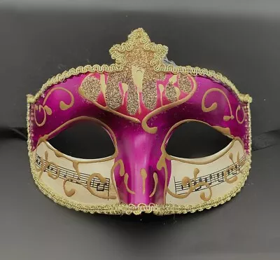 Lady Mardi Gras Venetian Mask Costume Theatre Masquerade Ball Mask Prom Party • $12.99