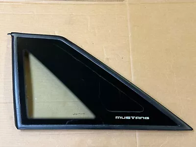 87-93 Ford Mustang Quarter Window Glass DRIVERS Side HATCHBACK OEM Carlite GT LX • $199.99