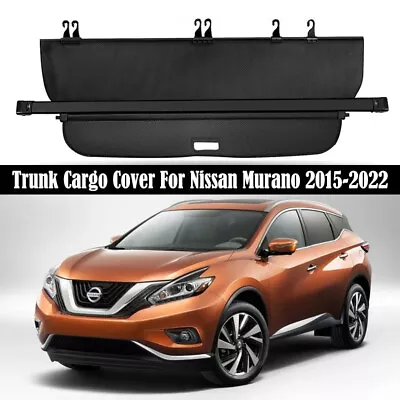 Retractable Cargo Cover W/ Extra Security Luggage Shade For 15-23 Nissan Murano • $86.99