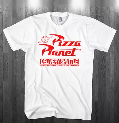 $16.95 • Buy Pizza Planet T-shirt Disney Fun Vacation Toy Story White Shirts Adult Kids Sizes