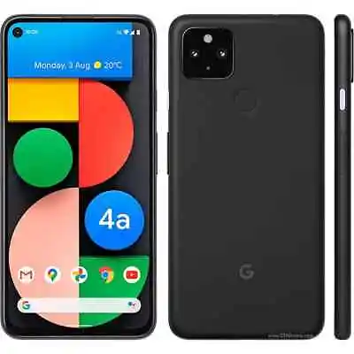 Google Pixel 4a (5G) G025E Unlocked 128GB Black Good • $119.99