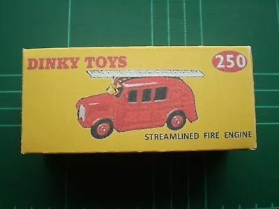 £4.25 • Buy  Dinky Toy Repro Box Only For No 250/25h Streamlined Fire Engine