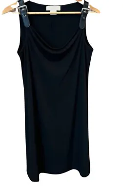 MICHAEL Michael Kors Black Scoop Neck Sleeveless Black Dress LP • $19.99