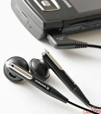 Genuine Black Samsung Handsfree Headset For D900 D900i E250 E900 J600 U600 Z400 • £1.99