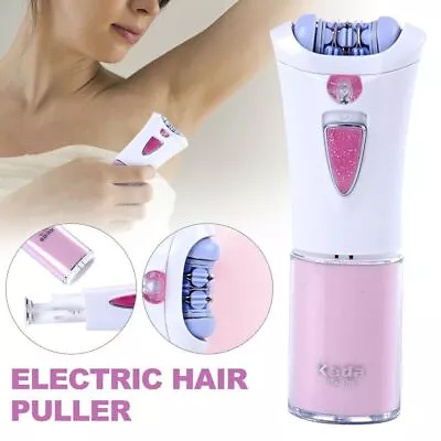 Smooth Glide Epilator For Women Face Body And Facial Hair Removal With LED Light • $12.14