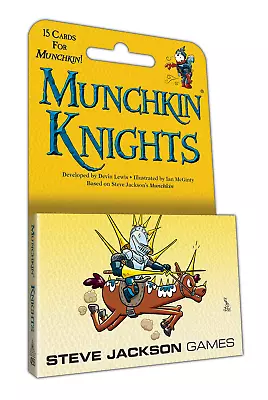 Munchkin Knights 15 Card Game Expansion Steve Jackson Games Booster SJG 4253 • $12.29