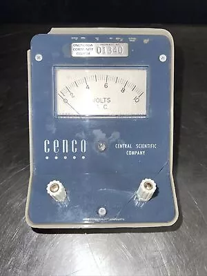 ~~Vintage Cenco Central Scientific Volts AC Meter Cat No 82424-1 • $12.99