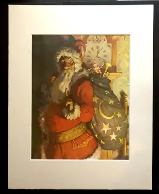 N. C. Wyeth  Twas The Night Before Christmas  11 X14 Matted Print-1925 • $24.99