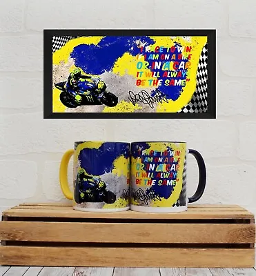 Valentino Rossi Mug Moto GP Mugs Yamaha Gifts Moto GP Yamaha Mugs • £12