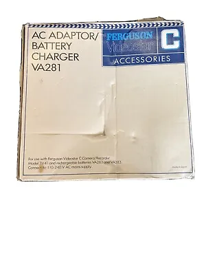 £29.45 • Buy Ferguson Videostar AC Adaptor/battery Charger Model VA281 (G1A)
