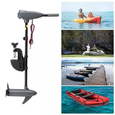 $169.99 • Buy 86 LBS Thrust Electric Trolling Motor Outboard Boat Motors Heavy Duty For Kayak