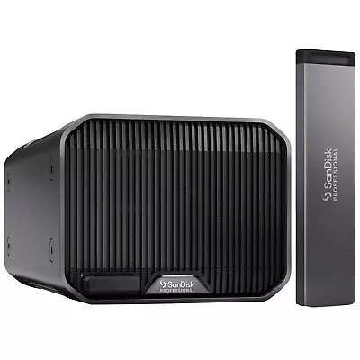 SanDisk Professional 24TB G-RAID Mirror 2-Bay RAID Array W/PRO-BLADE SSD Mag 1TB • $1149.99