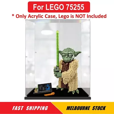 Display Case For LEGO 75255 Star Wars Yoda Figure Storage Dust Proof Glue Free • $49.95